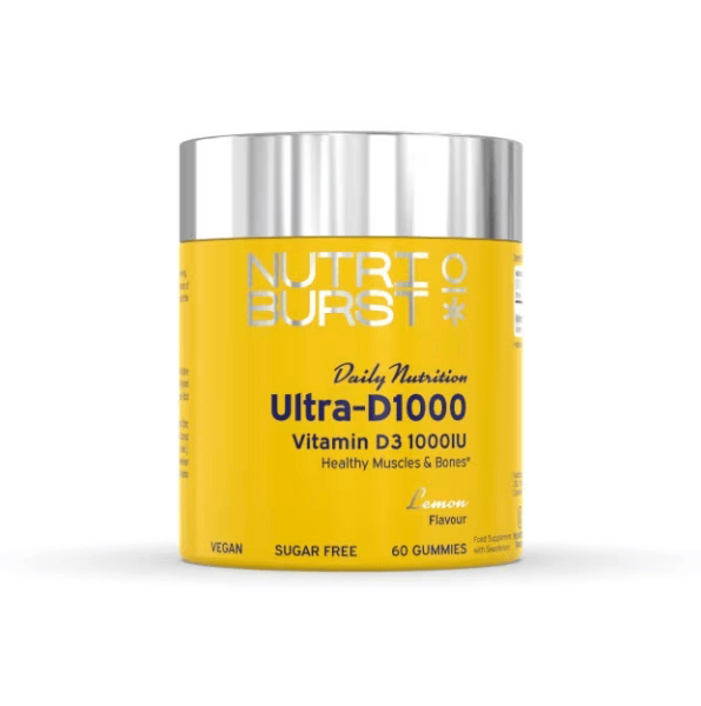 nutriburst ultra- d1000 - vitamin d3 1000iu 60 gummies