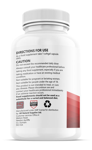 Co-Enzyme Q10 100mg x 180 Highly Absorbable Liquid Softgels