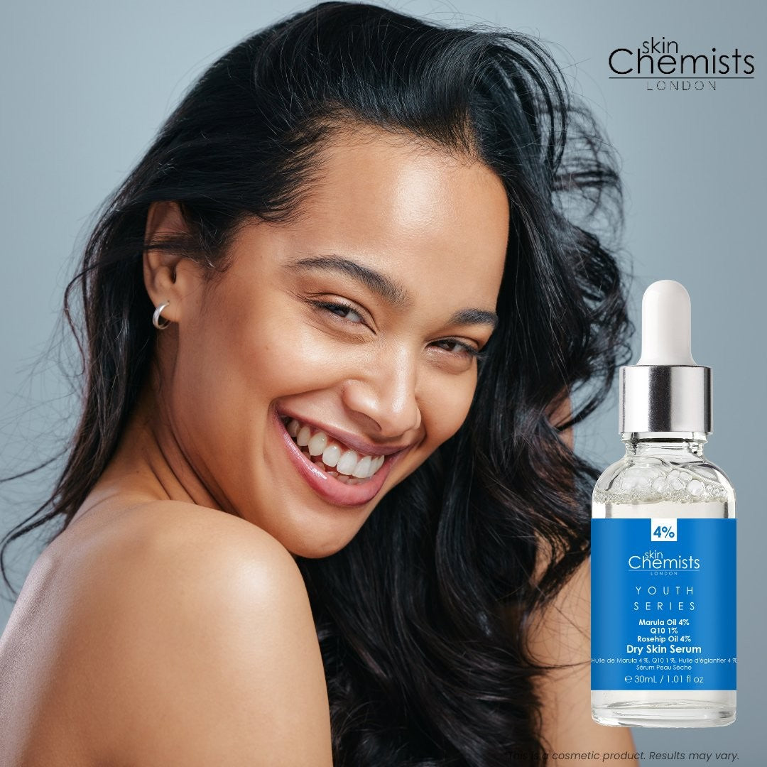 dry skin serum marulua oil 4%, q10 1%, rosehip oil 4% 30ml