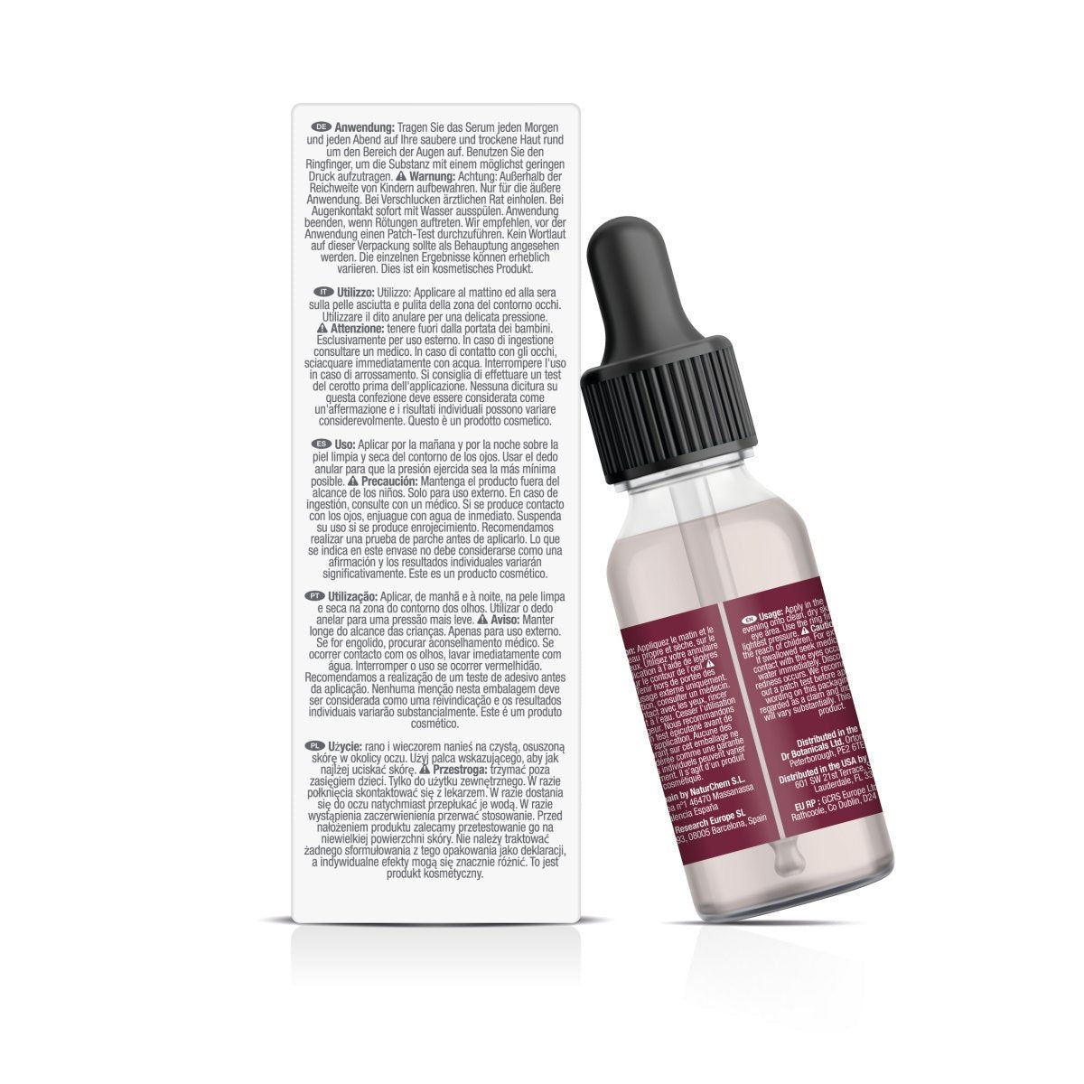 rose and lavender intensive night therapy eye serum 15ml