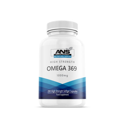 EXP DATE 06/03/2026 Omega 3 6 & 9, 1000mg  x 200 Highly Absorbable Liquid Softgels