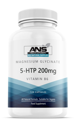 5-HTP 200mg plus Vitamin B6 and Magnesium Glycinate Capsules
