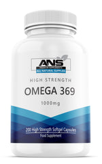 Omega 3 6 & 9, 1000mg  x 200 Highly Absorbable Liquid Softgels